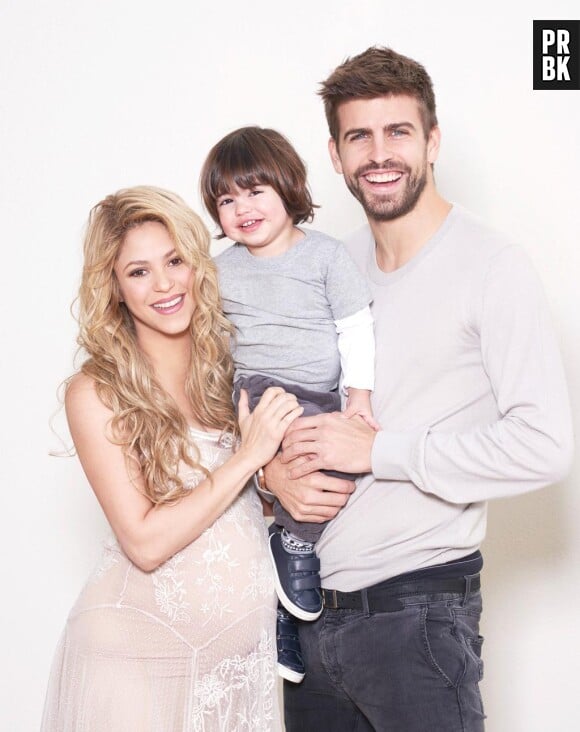 Shakira, Gerard Piqué et le petit Milan souriants pour leur baby shower organisée en partenariat avec l'UNICEF