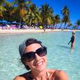  Eve Angeli : selfie pendant ses vacances aux Antilles en 2015 