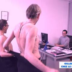 Gilles Verdez et Julien Courbet (presque) nus dans le bureau du patron de D8
