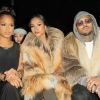Chris Brown et Karrueche Tran : leurs manteaux de fourrures à la Fashion Week de New-York déclenche la colère de la PETA, le 17 février 2015