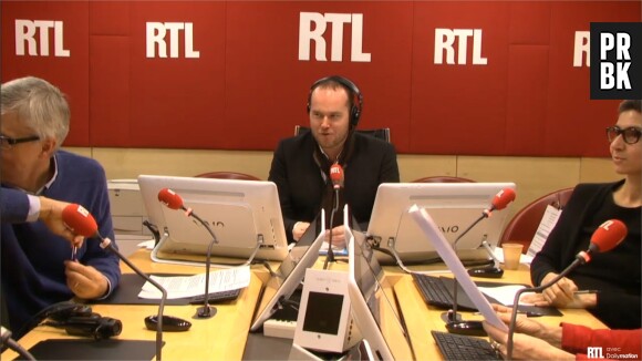 Philippe Corbé a reçu la visite de Bruno Guillon sur RTL, le 18 février 2015