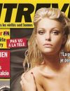 Caroline Receveur à demi nue en Une du magazine Entrevue d'octobre 2008