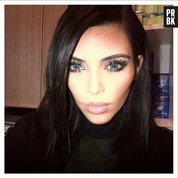 Kim Kardashian : l'un de ses selfies - surexposés - partagé sur Instagram