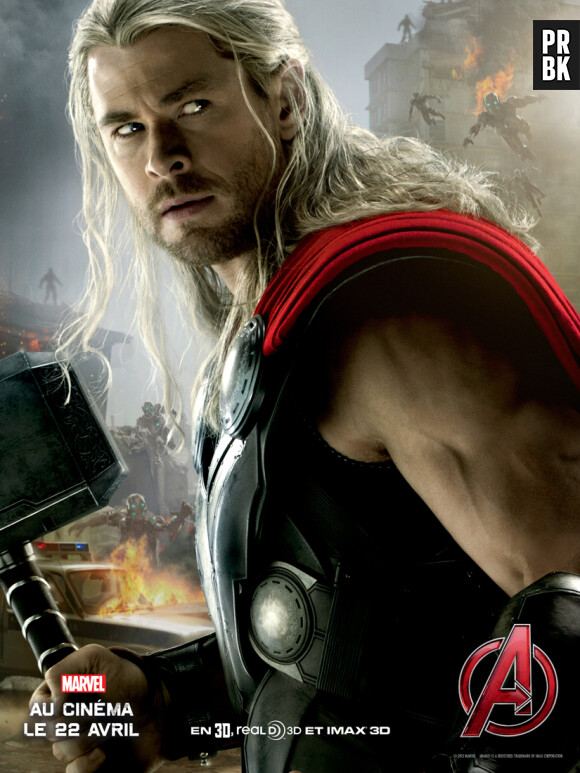 Avengers 2 : l'affiche de Thor avec Chris Hemsworth