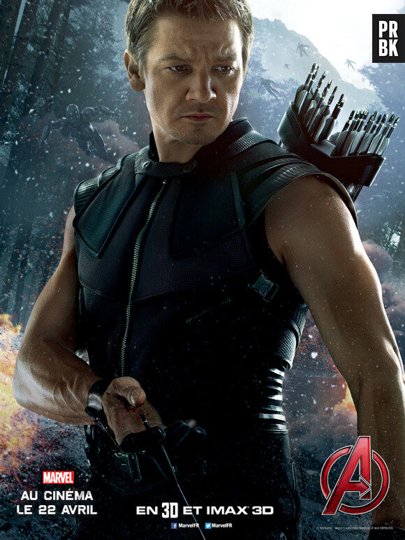 Avengers 2 : l'affiche de Hawkeye avec Jeremy Renner