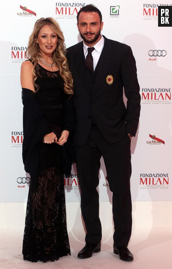 Les joueurs du Milan AC lors du gala annuel de la Fondazione Milan ce mardi 10 mars