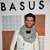 Aurélie Giorgino, Mister France 2015, au lancement de la nouvelle collection Basus le 18 mars 2015 à Paris