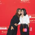 Leila Bekhti et Géraldine Nakache, amis complices avant le dîner de gala des César 2015, février 2015