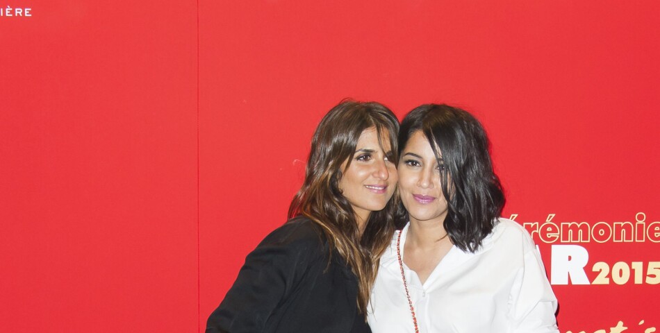 Leila Bekhti et Géraldine Nakache, amis complices avant le dîner de gala des César 2015, février 2015