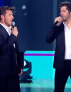 Benjamin Castaldi et Patrick Fiori en duo pour le Sidaction, le 28 mars 2015 sur France2