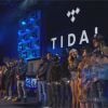 De nombreux artistes réunis lors de la conférence de presse TIDAL organisée par Jay Z, le 30 mars 2015