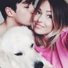 Caroline Receveur et Valentin Lucas : selfie romantique