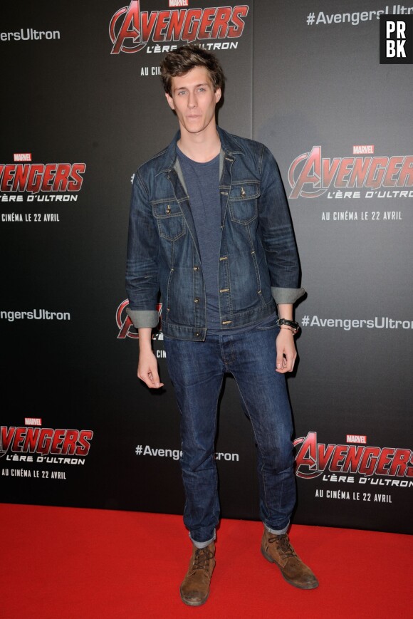 Avengers 2 : Jean-baptiste Maunier à l'avant-première du film le mardi 21 avril 2015 à Paris
