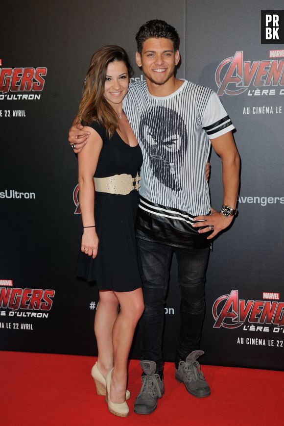 Avengers 2 : Rayane Bensetti et Denitsa Ikonomova à l'avant-première du film le mardi 21 avril 2015 à Paris