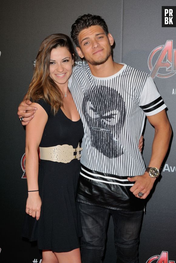 Avengers 2 : Rayane Bensetti et Denitsa Ikonomova à l'avant-première du film le mardi 21 avril 2015 à Paris