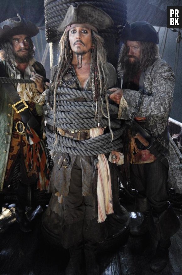 Pirates des Caraïbes 5 : première photo de Johnny Depp postée par Jerry Bruckheimer le 21 avril 2015 sur Twitter