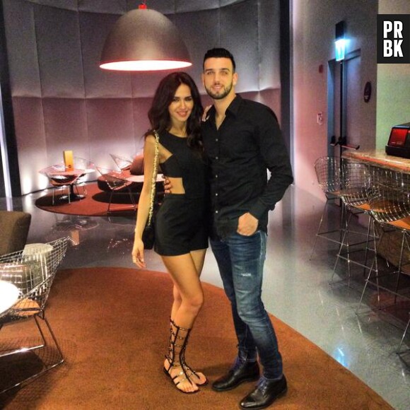 Leila Ben Khalifa et Aymeric Bonnery en amoureux au Liban, le 27 avril 2015