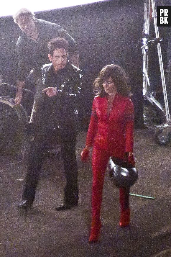 Penelope Cruz sur le tournage de Zoolander 2, le 26 avril 2015 à Rome