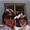 Kendall Jenner enfant dans les bras de son père Bruce Jenner