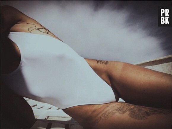 Shy'm tatouée et toujours aussi sexy sur Instagram, mai 2015
