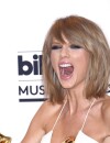 Taylor Swift sexy en blanc et grande gagnante des Billboard Music Awards 2015, le 17 mai 2015 à Las Vegas