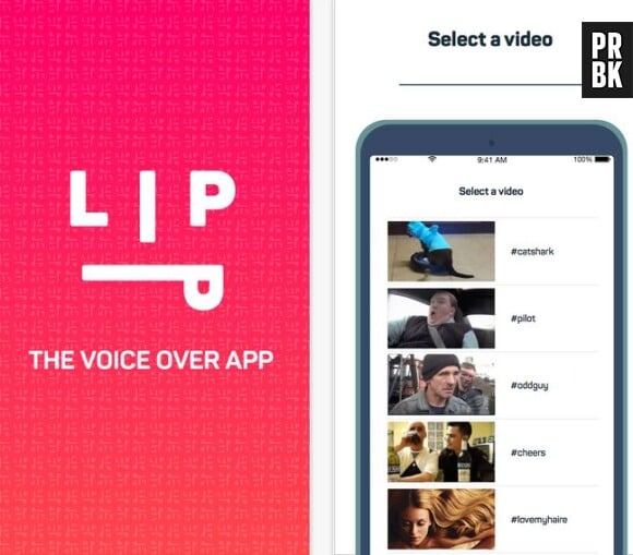 Lipp est une application qui permet d'enregistrer sa voix sur de courtes vidéos délirantes, à partager ensuite avec ses amis sur Facebook ou Twitter.