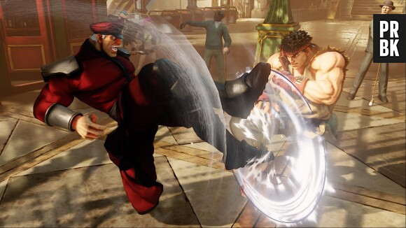 Street Fighter 5 : Bison corrige Ryu sur une image du jeu