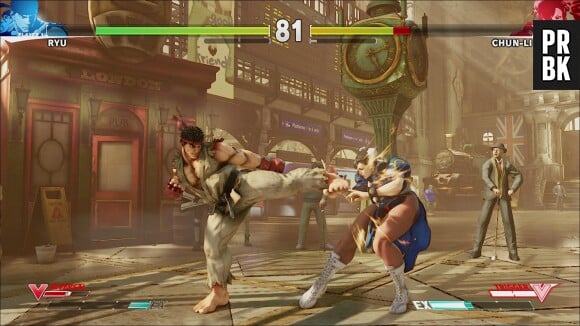 Street Fighter 5 : Ryu VS Chun-Li sur une image du jeu