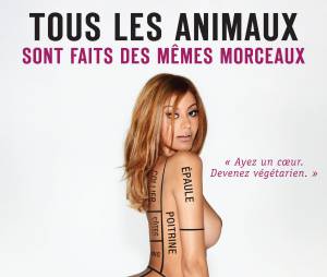 Zahia Dehar se met à nue pour la nouvelle campagne de PETA