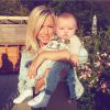 Stéphanie Clerbois (Secret Story) complice avec son fils Lyam en juin 2015 sur Instagram