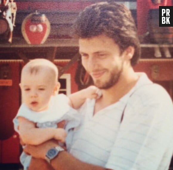 Maxime Dereymez et son papa sur Instagram pour la Fête des Pères 2015