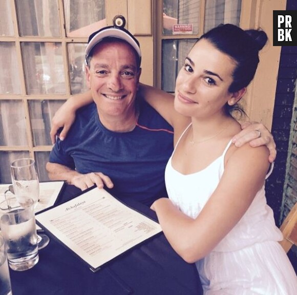 Lea Michele et son papa sur Instagram pour la Fête des Pères 2015