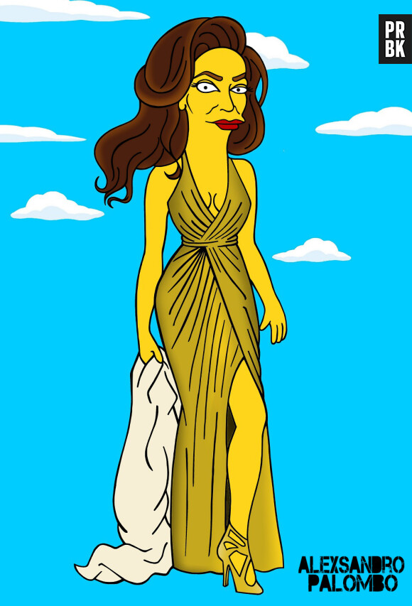Caitlyn Jenner version Simpson dans une nouvelle série de détournements de l'artiste aleXsandro Palombo