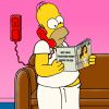 Homer lit le Vanity Fair avec Caitlyn Jenner en couverture dans une nouvelle série de détournements de l'artiste aleXsandro Palombo