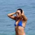 Eva Longoria sexy en bikini sur les plages de Marbella en Espagne le 3 juillet 2015