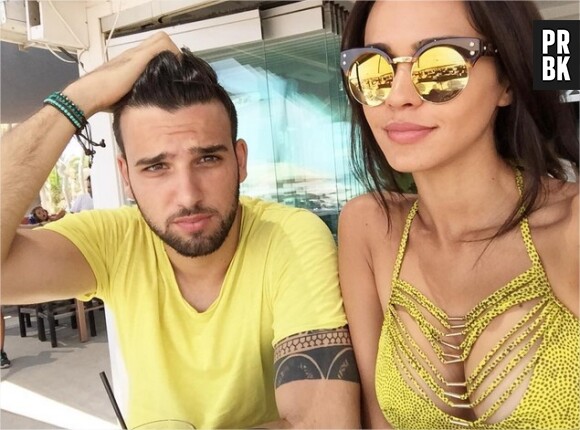 Leila Ben Khalifa et Aymeric Bonnery en vacances en Espagne