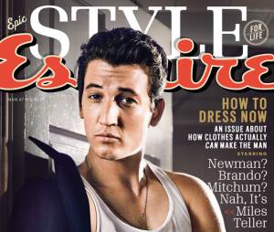 Miles Teller (Les 4 Fantastiques) insulté par Esquire en Une, août 2015