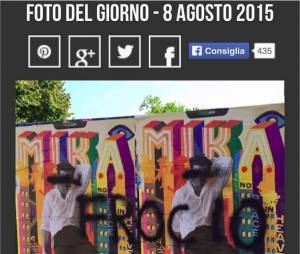 Mika, cible d'attaques homophobes avant un concert à Florence en Italie, août 2015