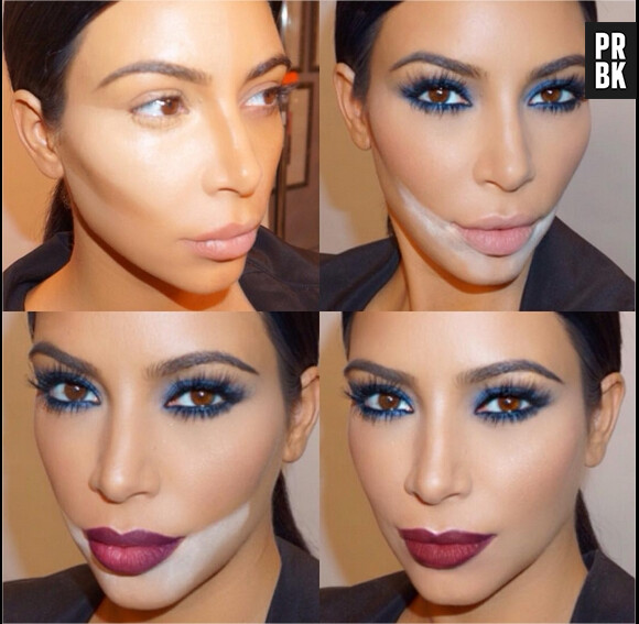 Kim Kardashian : le contouring fait des merveilles