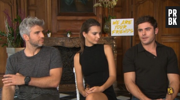 Zac Efron et Emily Ratajkowski en interview pour le film We Are Your Friends