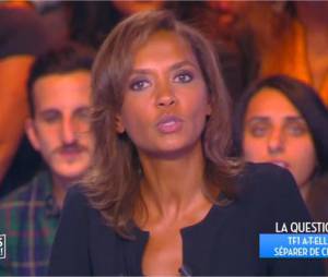 Karine Le Marchand s'exprime sur l'éviction de Claire Chazal par TF1 dans TPMP, le 7 septembre 2015