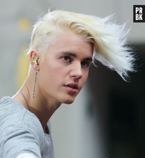 Justin Bieber : sa nouvelle coiffure dévoilée dans le Today Show le 10 septembre 2015