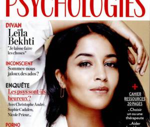 Leïla Bekhti en Une du magazine Psychologies