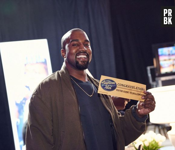 Kanye West candidat surprise d'American Idol, le 10 octobre 2015 à San Francisco