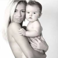 Stéphanie Clerbois pose topless avec son fils Lyam : la photo sexy et mignonne