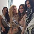 Charlotte Pirroni avec d'autres participantes du concours Miss International 2015 sur Instagram