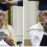 A 97 ans, elle reçoit enfin son diplôme de fin du lycée : ses larmes font chaud au coeur