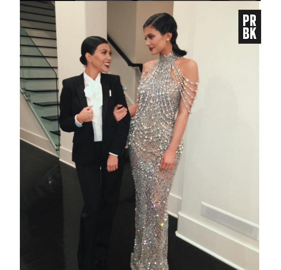 Kylie Jenner et Kourtney Kardashian aux 60 ans de Kris Jenner