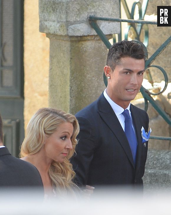 Cristiano Ronaldo en couple avec Marisa Mendes, la fille de son agent Jorge Mendes ?(Ici en photo ensemble lors du mariage de Jorge Mendes le 2 août 2015)