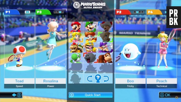 Mario Tennis Ultra Smash : une image du jeu